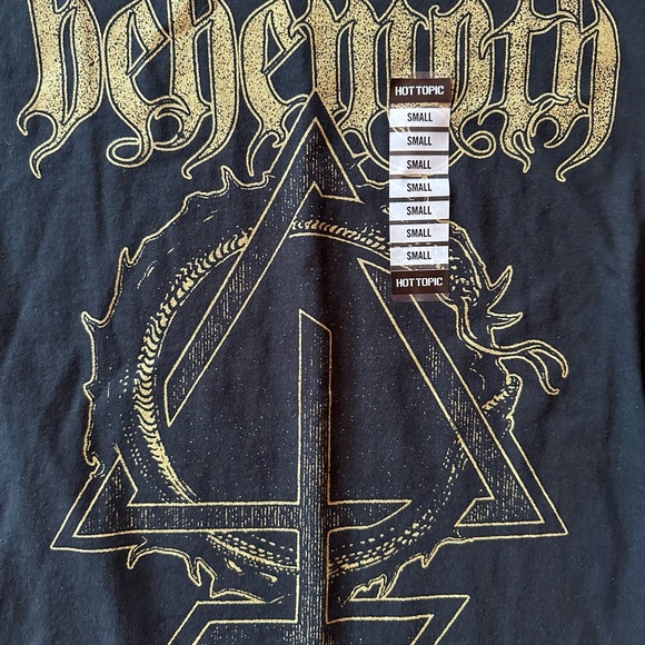 Behemoth Contra Logo T-shirt NWT sz S Metal Hot Topic Concert - Picture 2 of 3
